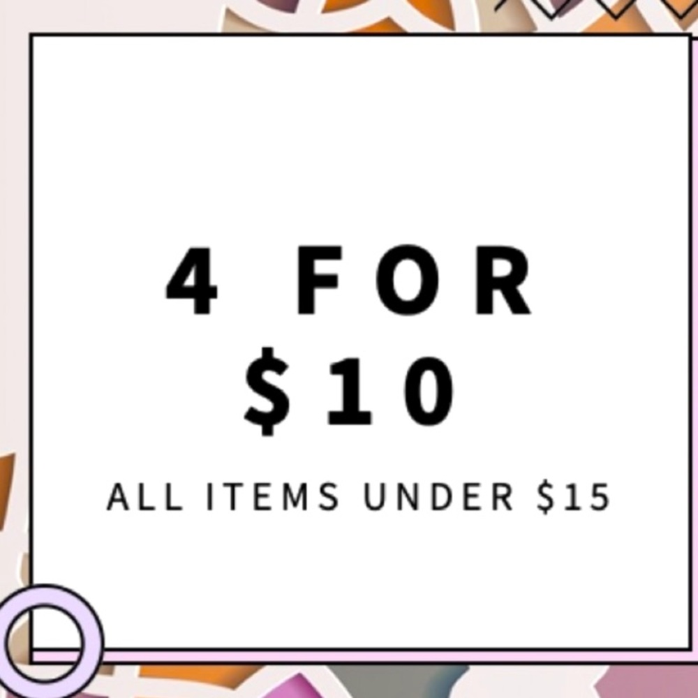 4 for $10 (bundle time!)